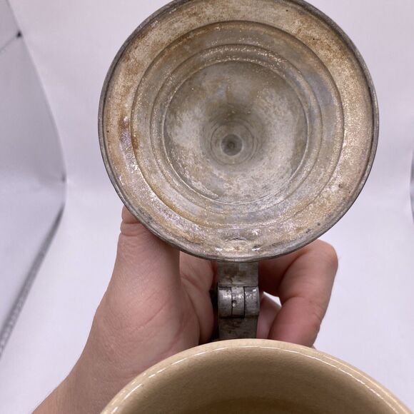 Vintage Stoneware German Beer Stein With lid 1/2L - Picture 13 of 16